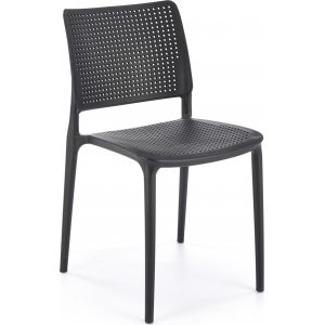 Chaise de salle  manger empilable Cadeira 514 - Noir