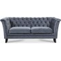 Milton Chesterfield 2-sits soffa - Valfri frg och tyg + Textilskydd fr mbler
