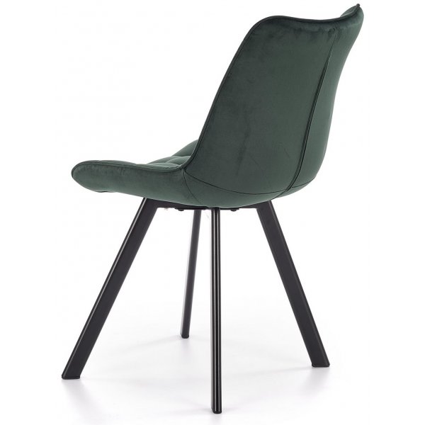 Matstol mörkgrön sammet Matstol mörkgrön sammet