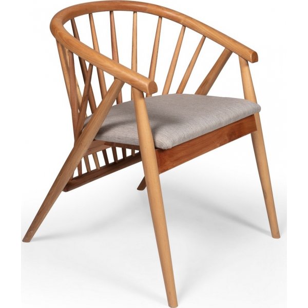 Fauteuil Rizoma Gris/hêtre Fauteuil Rizoma Gris/hêtre