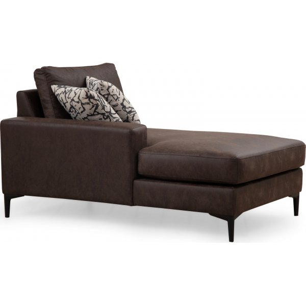 Canapé en U droit Braga - Marron Canapé en U droit Braga - Marron