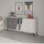 Fione sknk 180 cm - Vit/gr