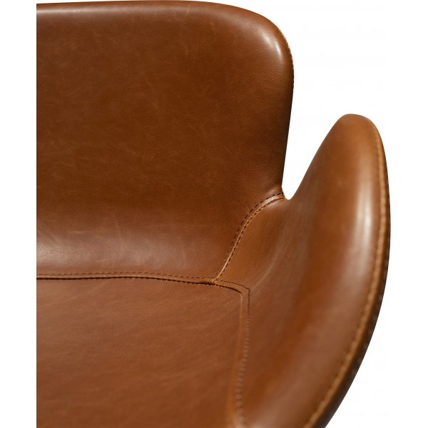 Tabouret de bar Gaia - PU marron