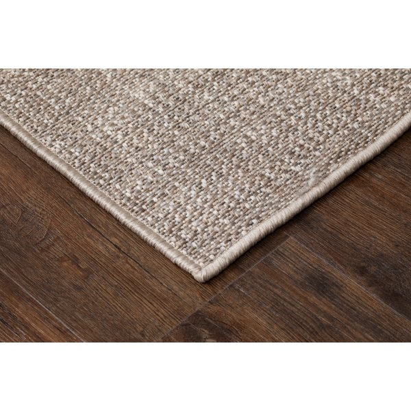 Capri platgeweven vloerkleed Linnen