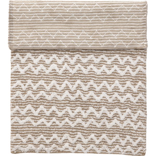 Philippa matta 60x90 cm - Sand/vit