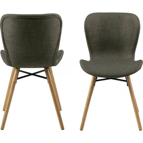 Batilda matstol - Khaki/ek Batilda matstol - Khaki/ek