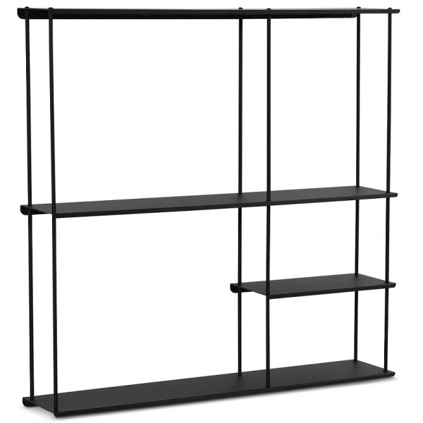 Elliot hylla i plt B60 cm - Svart