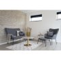 Glasgow 2-sits soffa - Gr/svart
