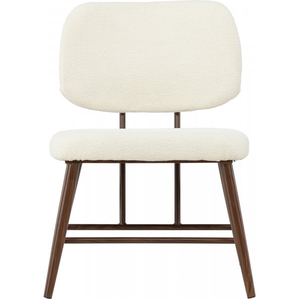 Midland f�t�lj - Vit boucl�