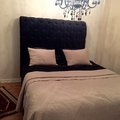 Kundbild Sänggavel chesterfield - Välj din favoritfärg