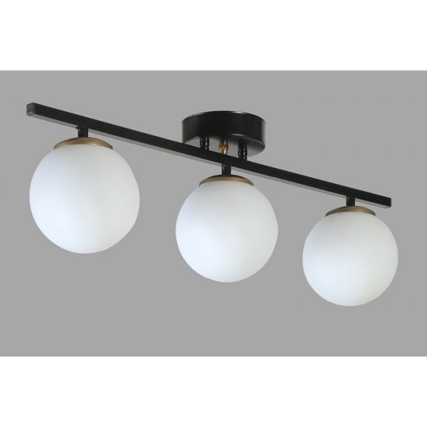 Danube taklampa 3 - Svart/vit Danube taklampa 3 - Svart/vit