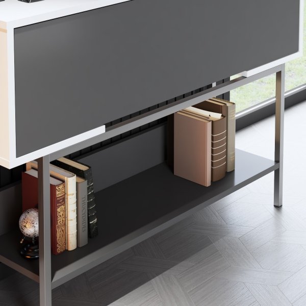 Table à relief Force - Anthracite/blanc/argent Table à relief Force - Anthracite/blanc/argent