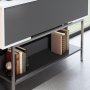 Force avlastningsbord - Antracit/vit/silver