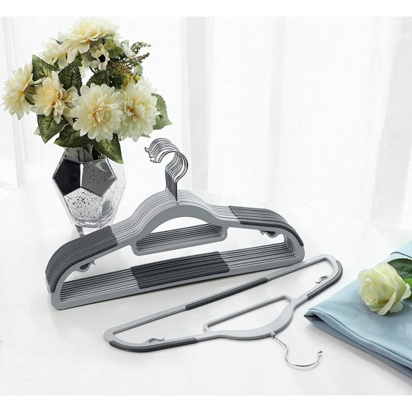 Klädgalge, plast, 42 cm, 30-pack - Grå Klädgalge, plast, 42 cm, 30-pack - Grå