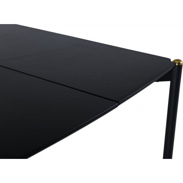 Pelle matbord i svartbetsad ek - 190x90 cm Pelle matbord i svartbetsad ek - 190x90 cm