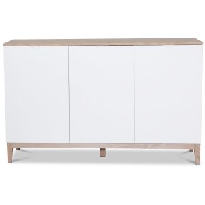 Borgholm sideboard - Vit / Ek