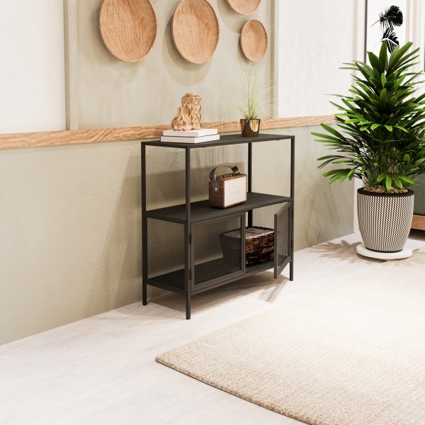 Table en relief Tatu 80 x 30 cm - Noir Table en relief Tatu 80 x 30 cm - Noir