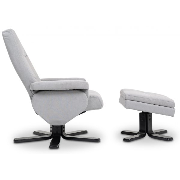 Ftlj med fotpall - Stllbar + Mbeltassar