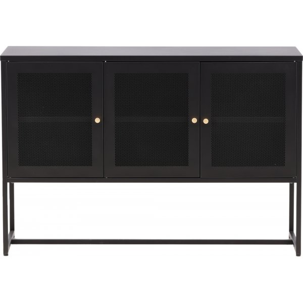 Buffet Trerike - Noir + Pieds de meubles Buffet Trerike - Noir + Pieds de meubles