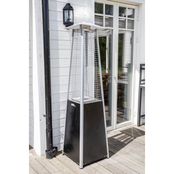 Terassvärmare 190 cm hög - Svart/Silver Terassvärmare 190 cm hög - Svart/Silver