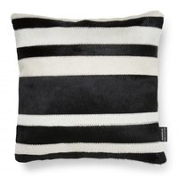 Stripy kuddfodral kohud - Svart/vit Stripy kuddfodral kohud - Svart/vit