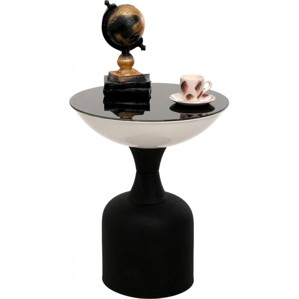 Chalice sidobord 46 cm - Svart/vit Chalice sidobord 46 cm - Svart/vit