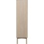 Marte vitrinskp 140 cm - Ek