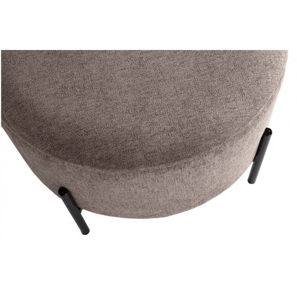 Pouf Syssna avec rangement - Marron clair