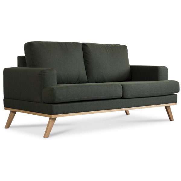 Ventura 2-sits soffa - Mörkgrön (tyg) Ventura 2-sits soffa - Mörkgrön (tyg)