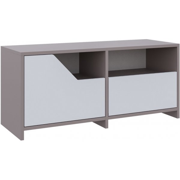 Nexus hallbnk - Ljus mocca/vit