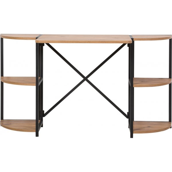 Mayra skrivbord 138 x 34 cm - Furu/svart