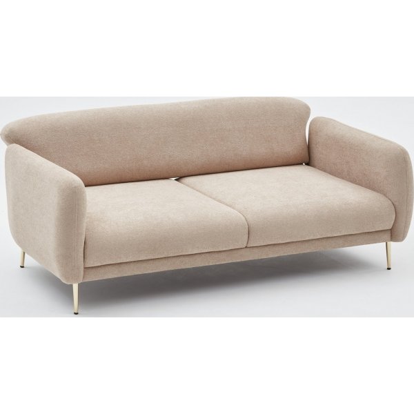 Canapé 3 places Simena - Beige/or Canapé 3 places Simena - Beige/or