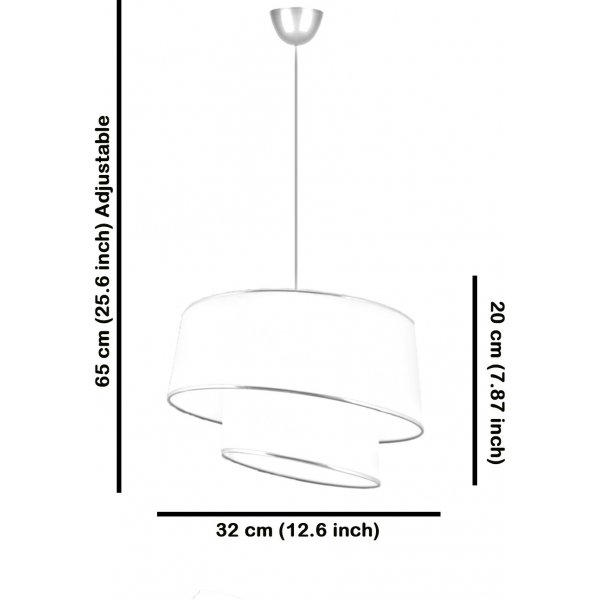 Barette taklampa - Beige/svart Barette taklampa - Beige/svart