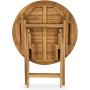 Grunnebo vikbart runt matbord 80 cm - Teak