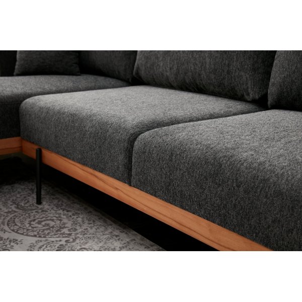 Liva divansoffa vänster - Antracit Liva divansoffa vänster - Antracit