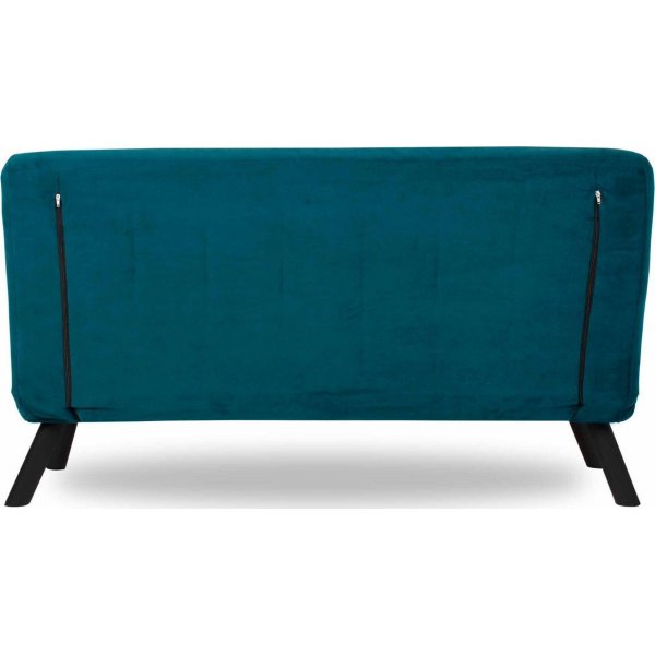 Canapé convertible 2 places Sando - Vert pétrole Canapé convertible 2 places Sando - Vert pétrole
