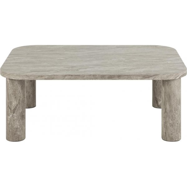 Solano soffbord 100 x 75 cm - Grå marmor-look Solano soffbord 100 x 75 cm - Grå marmor-look