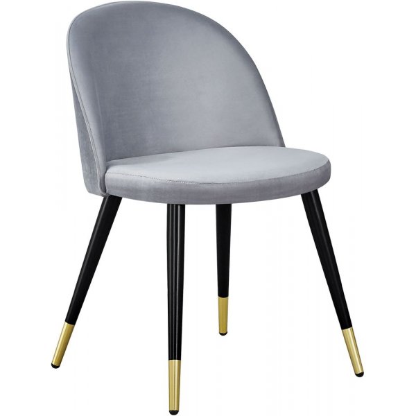 Alice matstol - Mssing/ljusgr sammet