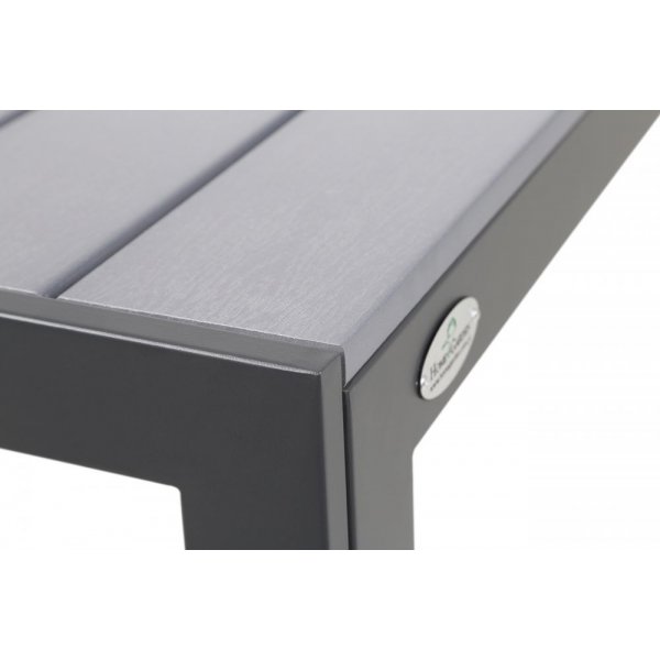 Utematgrupp Ibiza bord med 8 st positionsstolar - Gr/mrk gr