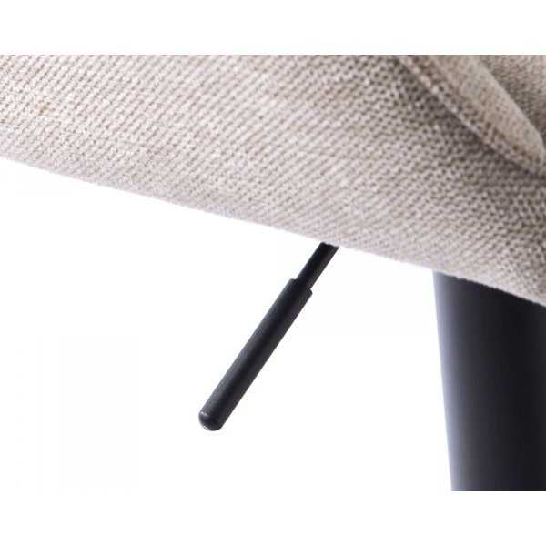 Tabouret de bar Casco - Motif rayé sable Tabouret de bar Casco - Motif rayé sable