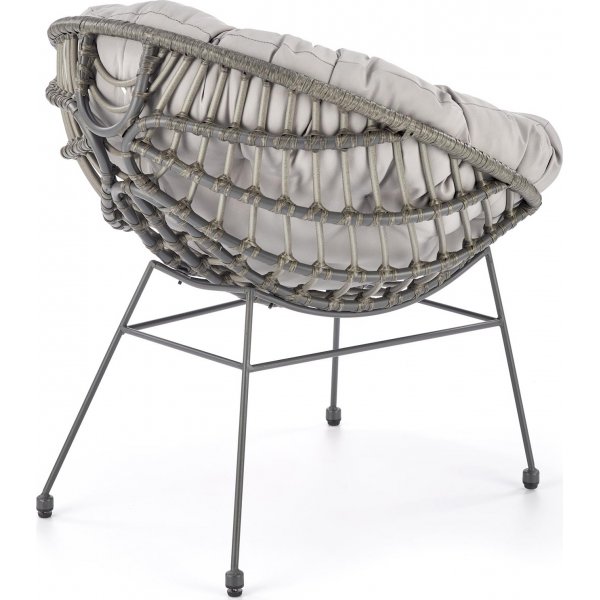 Pino fåtölj - Mörkgrå/ljusgrå Pino fåtölj - Mörkgrå/ljusgrå