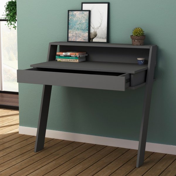 Bureau de cowork 94x50 cm - Anthracite Bureau de cowork 94x50 cm - Anthracite
