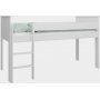 Alba loftsng 90 x 200 cm - Vit