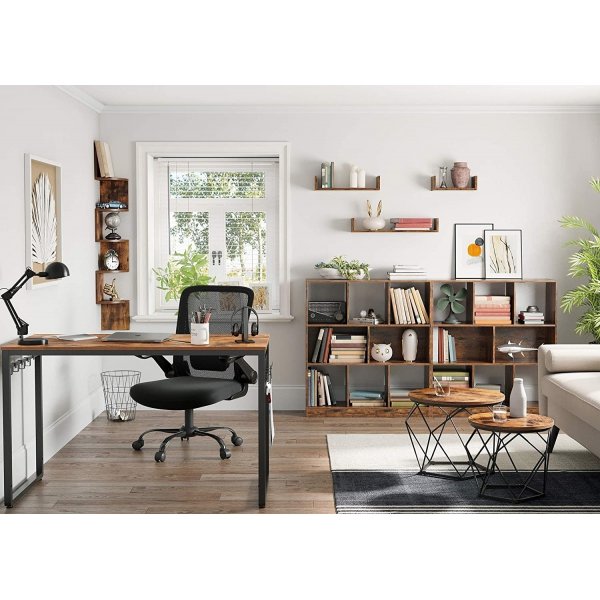 Table basse Didrik, 2 pcs, Ø40/50 cm - Marron/noir Table basse Didrik, 2 pcs, Ø40/50 cm - Marron/noir