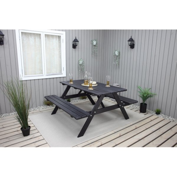 Rasta bankenset - Zwart