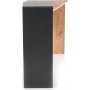 Spurs skrivbord 122x57 cm - Ek/antracit