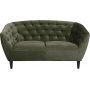 Felicia 2-sits soffa - Skogsgrn (Sammet)