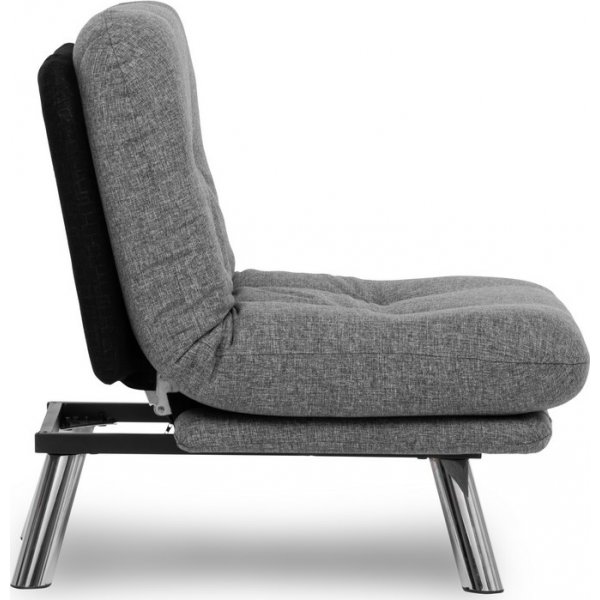 Fauteuil lit Misa - Gris clair Fauteuil lit Misa - Gris clair