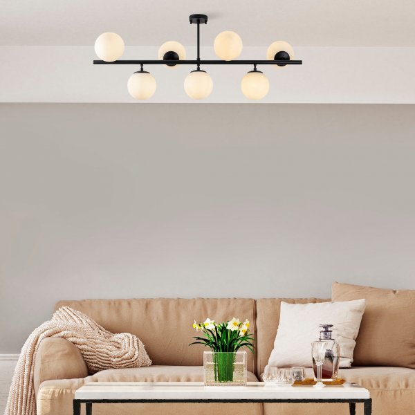 Plafonnier à facettes 10526 - Noir/blanc Plafonnier à facettes 10526 - Noir/blanc