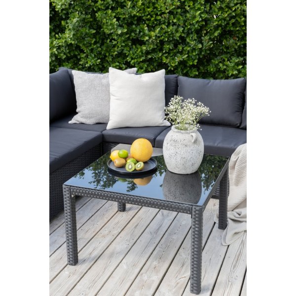 Kuba hörnsoffgrupp - Svart Kuba hörnsoffgrupp - Svart